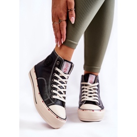 Pantofi de damă înalți Cross Jeans KK2R4042C Negru 3