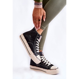 Pantofi de damă înalți Cross Jeans KK2R4042C Negru 5
