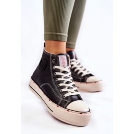 Pantofi de damă înalți Cross Jeans KK2R4042C Negru 8