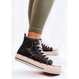 Pantofi de damă înalți Cross Jeans KK2R4042C Negru 9
