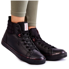 Pantofi de damă înalți Cross Jeans KK2R4058C Negru 11