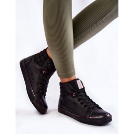 Pantofi de damă înalți Cross Jeans KK2R4058C Negru 5
