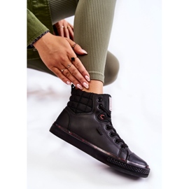 Pantofi de damă înalți Cross Jeans KK2R4058C Negru 9