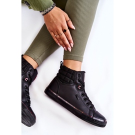 Pantofi de damă înalți Cross Jeans KK2R4058C Negru 10