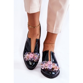 PA2 Pantofi Mozaic Lăcuți Cu Decorație Delaver Verde Transparentă 1