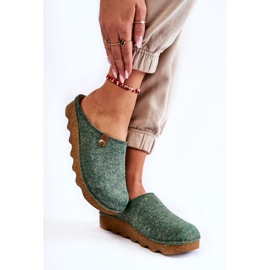 Papuci de casă Profilactic Inblu DK-08-007 Verde 2