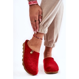 Papuci de casă Profilactic Inblu DK-08-075 Roșu 1