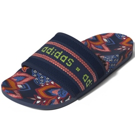 Papuci Adidas Adilette Comfort W GV7086 albastru marin multicolor 2