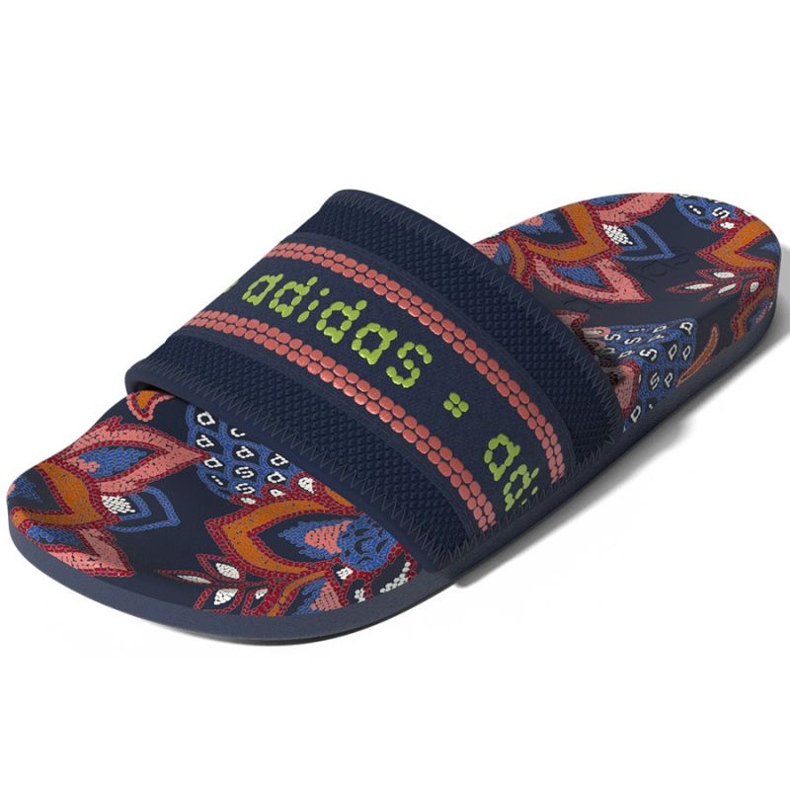 Papuci Adidas Adilette Comfort W GV7086 albastru marin multicolor 2