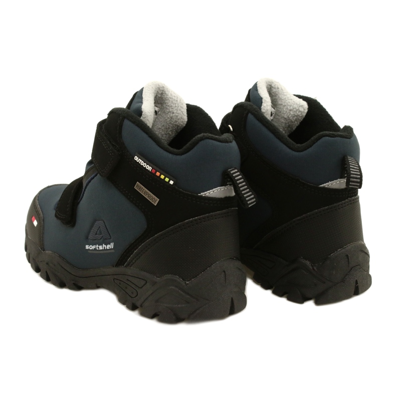 Cizme American Club Softshell cu membrană WT69 Navy negru albastru marin 3