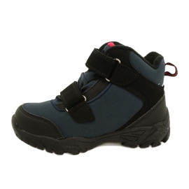 American Club Softshell Boys cu o membrană albastră navă WT70 negru 1
