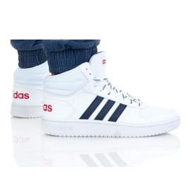 Pantofi Adidas Hoop 2.0 Mid M FW4478 alb albastru marin 1