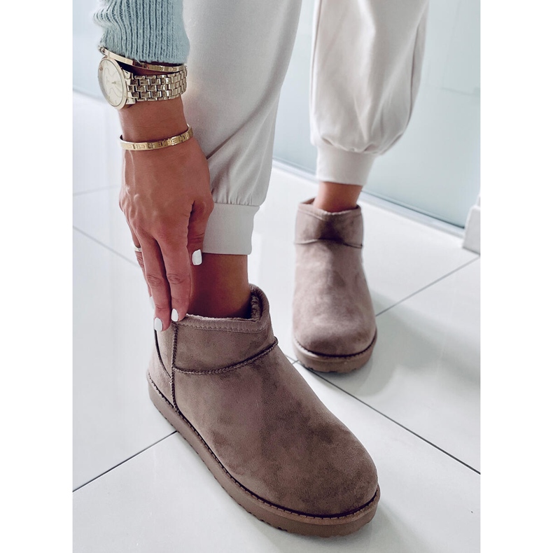 PA1 Cizme scurte de zapada Emusy de la Aliana Khaki bej 2