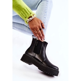 Cizme calde cu slip-on Big Star II274101 Negru 1