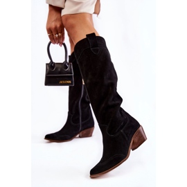 Cizme de damă cu toc înalt Lewski Shoes 3235 Negru 2