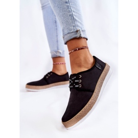 Pantofi de damă cu spumă cu memorie Big Star KK276004 Negri negru 2