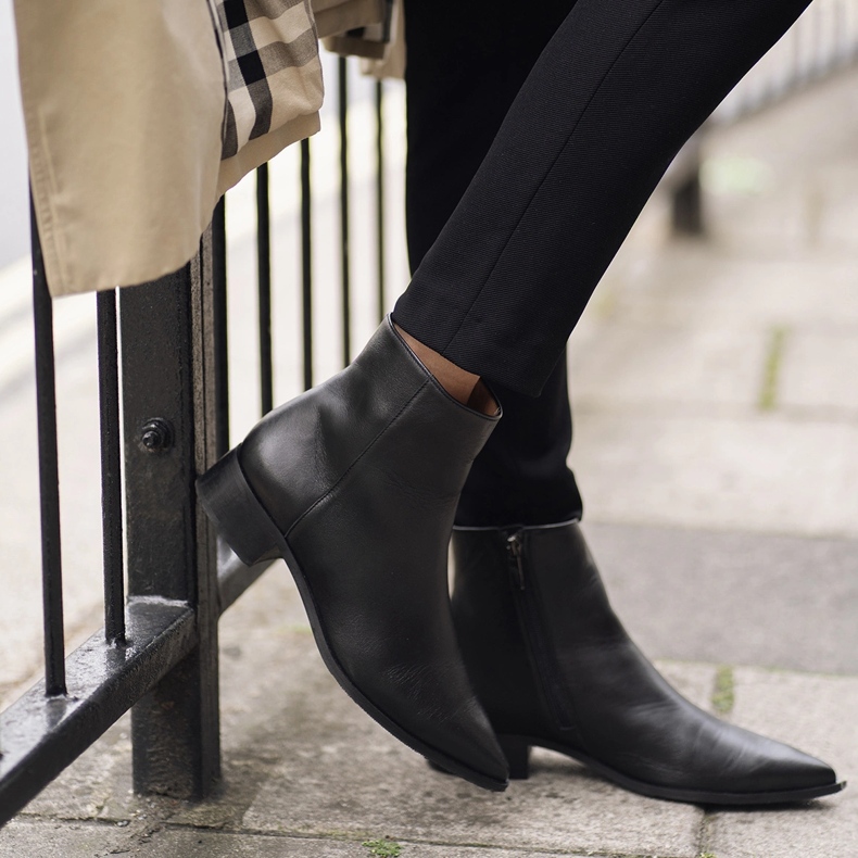 Marco Shoes Cizme subtile din piele moale negru 1 Marco Shoes Cizme subtile din piele moale negru 1