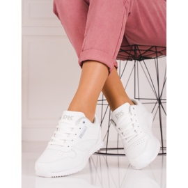 Pantofi sport DK albi pentru femei 1
