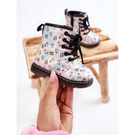 Ghete Copii Sclipici Cu Modele Reggie Multicolore argint 3