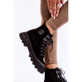 Cizme Călduțe din piele intoarsa Big Star KK274522 Negru 2