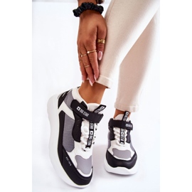 Pantofi sport de damă cu sistem de spumă cu memorie Big Star KK274405 alb 2