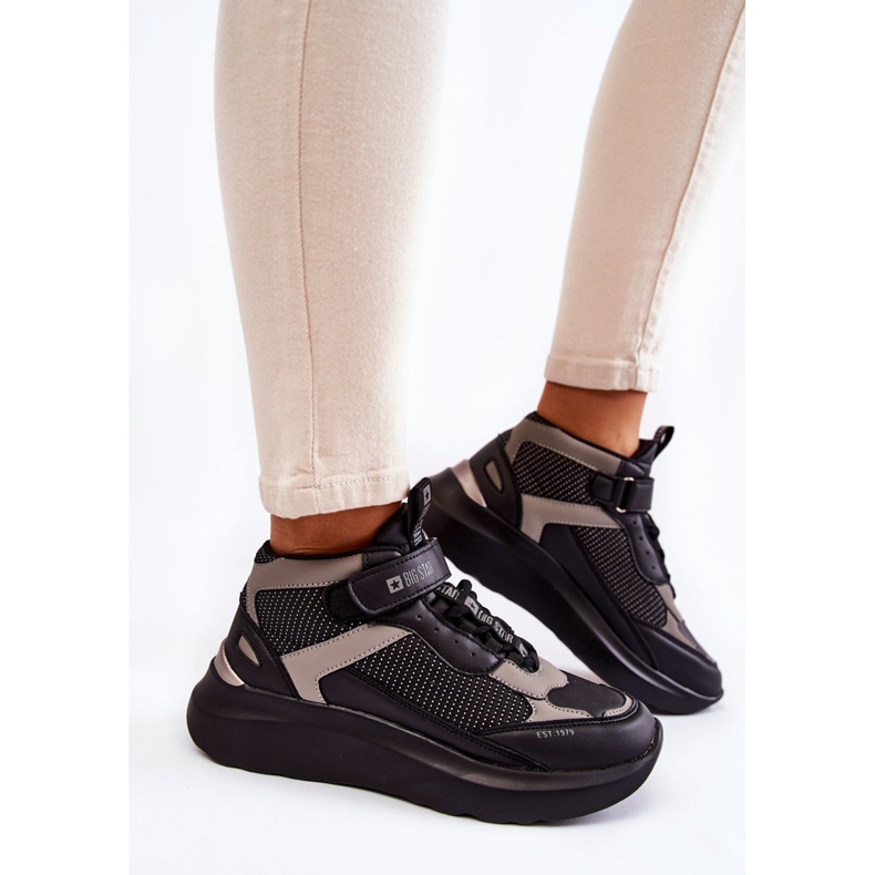 Pantofi sport dama Memory Foam System Big Star KK274403 Negru 2