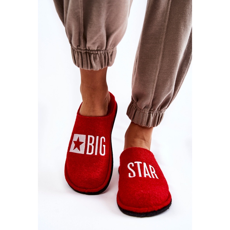 Papuci de casă Big Star KK276022 Roșu roşu 1
