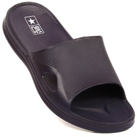 NEWS papuci sport din spuma bleumarin albastru 1