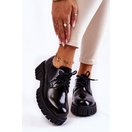 Pantofi lăcuiți la modă La.Fi 210013B-NL Negru 1