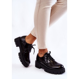 Pantofi lăcuiți la modă La.Fi 210013B-NL Negru 2