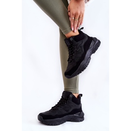 Pantofi sport înalți de damă Sistem de spumă cu memorie Big Star KK274356 Negru 1