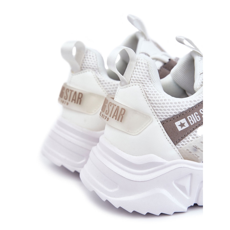 Pantofi sport ușori pentru bărbați Big Star KK174055 alb 1