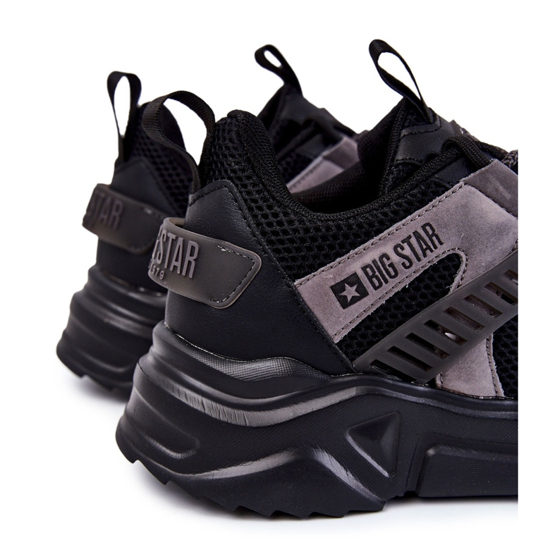 Pantofi sport ușoare pentru bărbați Big Star KK174054 Negru 2