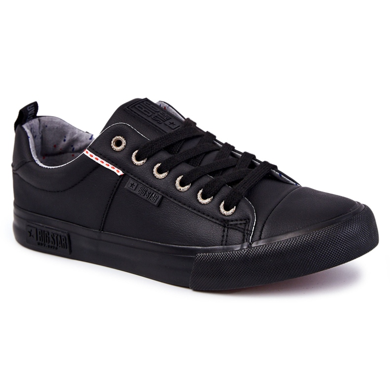 Pantofi de sport joasă pentru bărbați Big Star KK174004 Negri negru 1 Pantofi de sport joasă pentru bărbați Big Star KK174004 Negri negru 1