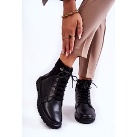 Sergio Leone Cizme de damă pe platforma Kristin neagră negru 1