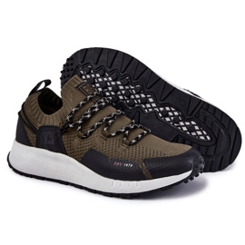 Pantofi sport barbati Big Star KK174014 Kaki verde 1 Pantofi sport barbati Big Star KK174014 Kaki verde 1