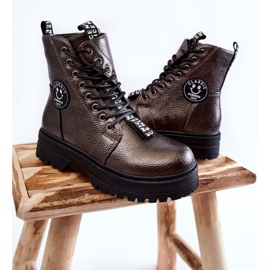 Cizme calde pentru copii Trappers Gri închis Conley maro 2