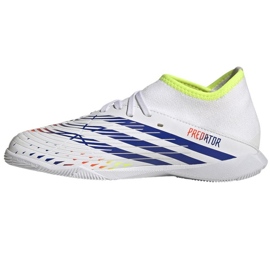Ghete de fotbal Adidas Predator Edge.3 In Jr GV8509 alb alb 1