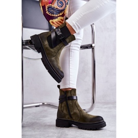 FE1 Cizme Călduțe Damă Cizme Jodhpur Cu Curea Verde Jose M619 4 FE1 Cizme Călduțe Damă Cizme Jodhpur Cu Curea Verde Jose M619 4