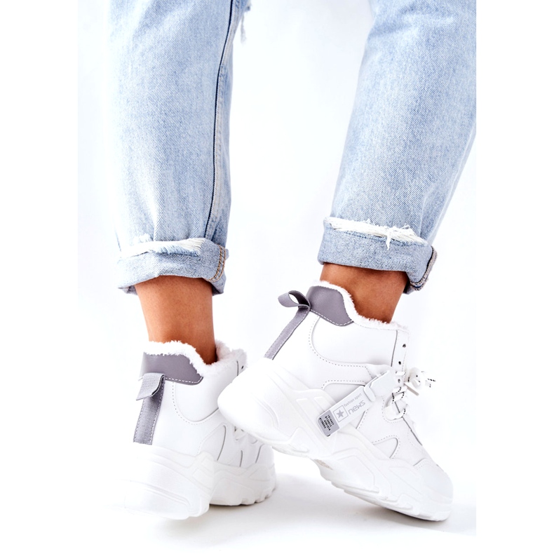 News Pantofi de damă albi caldi Snow Kaphia 21BT26-4356 3