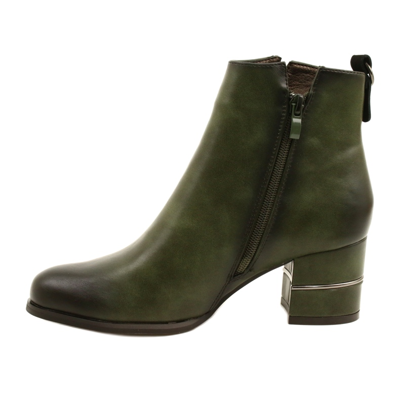 Cizme la modă pentru femei Olive M.Daszyński SA125A-2 multicolor verde 1 Cizme la modă pentru femei Olive M.Daszyński SA125A-2 multicolor verde 1