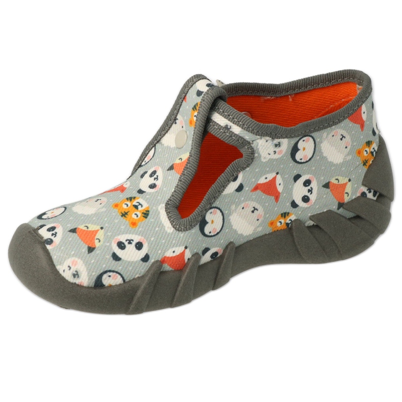 Pantofi copii Befado 110P460 Panda gri multicolor 2