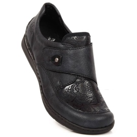 Pantofi cu velcro Rieker W RKR549 albastru marin 1