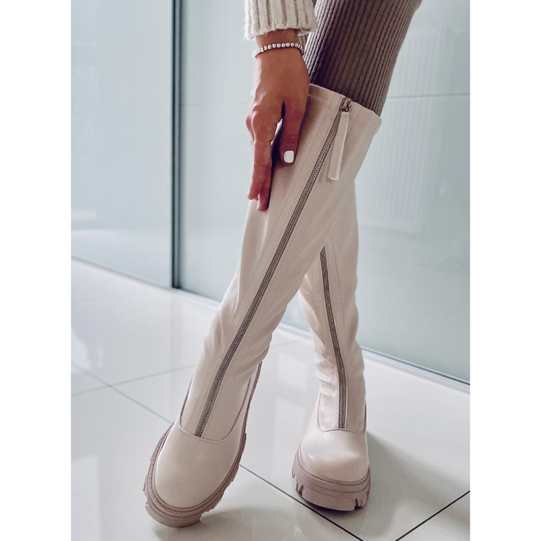 PA1 Cizme de dama Blige Beige bej 1