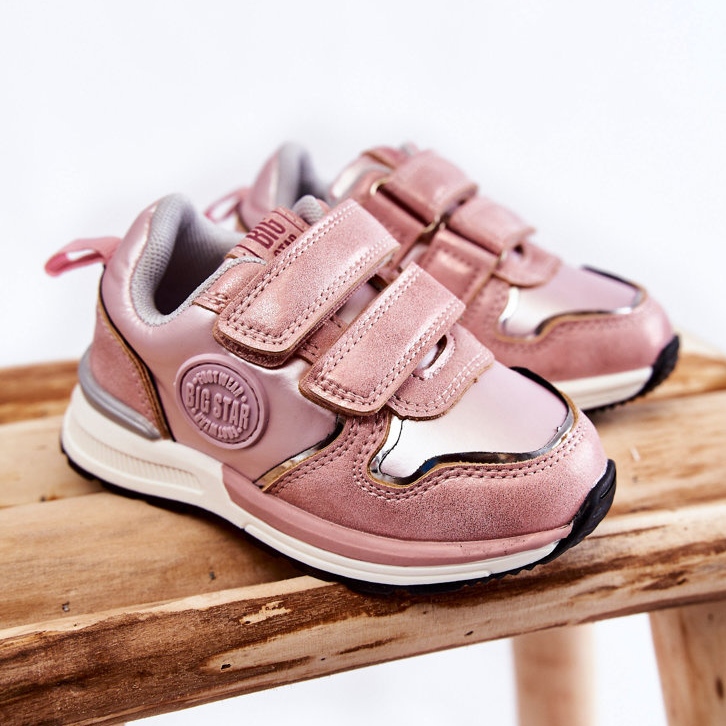 Pantofi Sport Copii Sistem Velcro Memory Foam Big Star KK374180 Roz 1