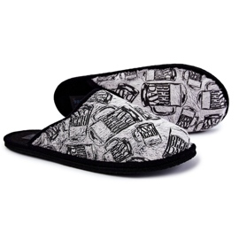 Papuci de casă pentru bărbați Panto Fino KK167001 Gri 1