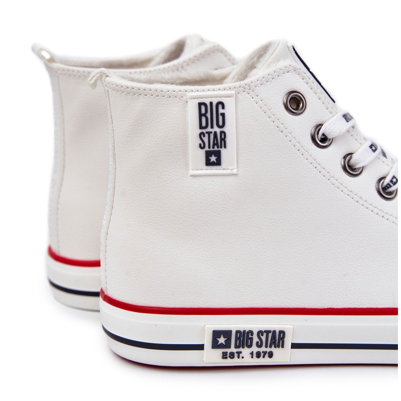 Pantofi pentru bărbați cu izolație înaltă Big Star KK274345 alb 1 Pantofi pentru bărbați cu izolație înaltă Big Star KK274345 alb 1