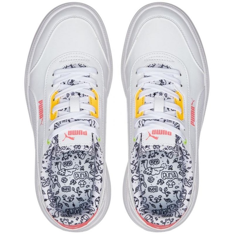 Pantofi Puma Tori Me Happy 386384 01 alb 1