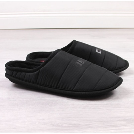Papuci izolatori negri pentru bărbați Big Star KK174361 negru 2