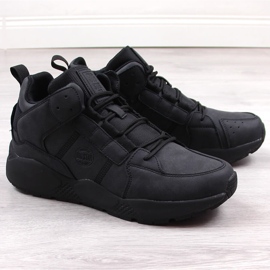 Pantofi sport negri izolați pentru bărbați Big Star KK174247 negru 1 Pantofi sport negri izolați pentru bărbați Big Star KK174247 negru 1